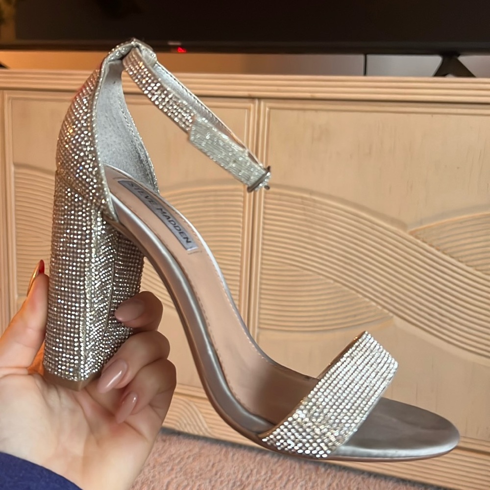 Steve Madden Rhinestone Carrson Heels
